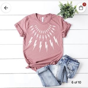 Graphic Black Panther Themed Lightning bolt t-shirt